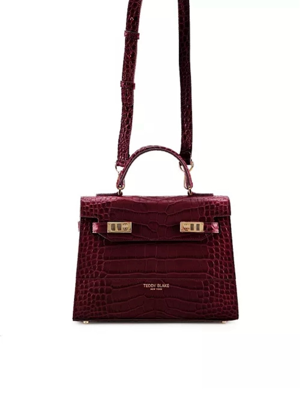 TEDDY BLAKE KIM CROCO 11 BORDEAUX - Picture 7 of 12